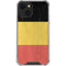 Belgium Flag Distressed iPhone 14 Clear Case